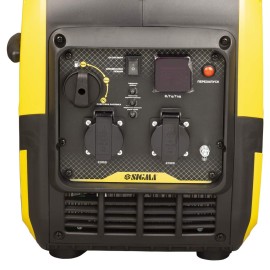 Генератор інверторний бензиновий 220В 3.2/3.4кВт 50дБ 4-х тактний ручний запуск SIGMA (5710641)