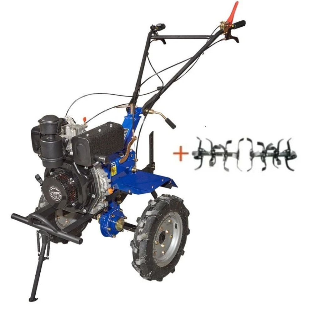 Мотоблок Powercraft МБ2060Д (4.00-10) + Фреза (Заводська Упаковка)