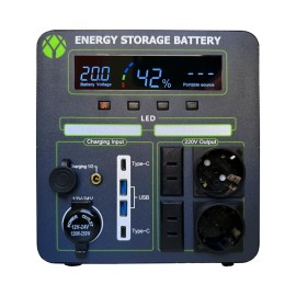Портативна зарядна станція Energy Storage 2000 Вт (1037Вт/год) з літій-іонною батареєю 86А/г