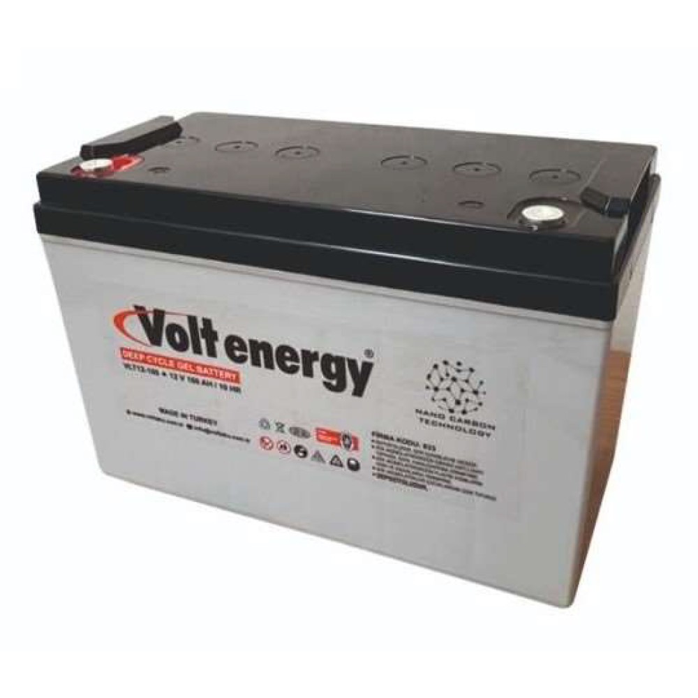 Гелевий акумулятор VOLTENERGY VLT 12V 100Ah