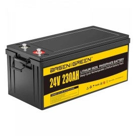 Акумулятор Basen Green LiFePO4 24V/230AH (5888 W*h), Smart BMS, Bluetooth APP (літій-залізо-фосфатний акумулятор для ДБЖ (UPS))