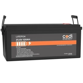 Акумулятор Codi Energy LiFePO4 25.6V/120AH (3072 W*h) (літій-залізо-фосфатний акумулятор для ДБЖ (UPS))