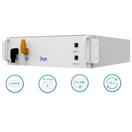 Акумулятор Deye BOS-G15 LiFePO4 153,6V/100AH, 15,36 kW*h, 50/100А, 3хBOS-GM5.1 (High-voltage, літій-залізо-фосфатний акумулятор для ДБЖ (UPS))