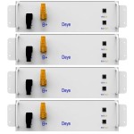 Акумулятор Deye BOS-G20 LiFePO4 204,8V/100AH, 20,48 kW*h, 50/100А, 4хBOS-GM5.1 (High-voltage, літій-залізо-фосфатний акумулятор для ДБЖ (UPS))