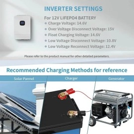 Акумулятор Kepworth LiFePO4 12V/300AH, 3840W*h (літій-залізо-фосфатний акумулятор для ДБЖ (UPS))