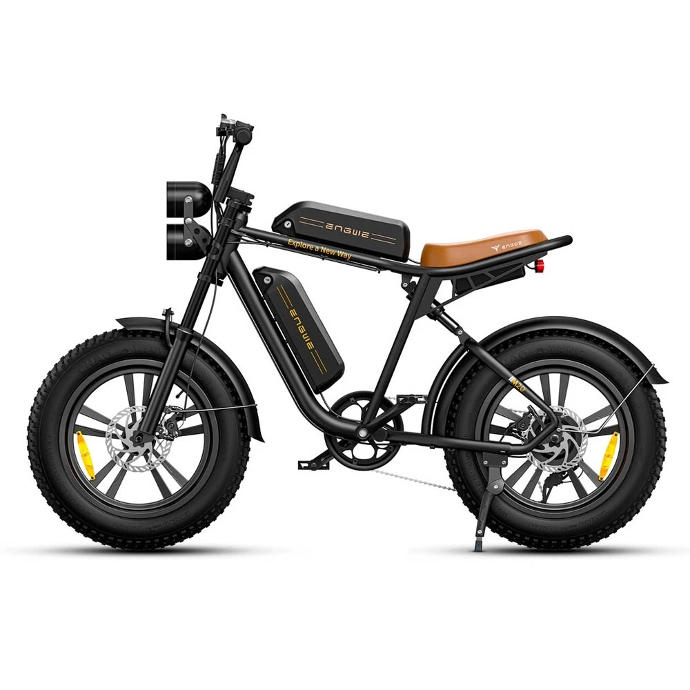 Електровелосипед фетбайк Engwe M20 Dual Batteries (1000 Вт, 26 А/год, 48 В), колеса 20", чорний