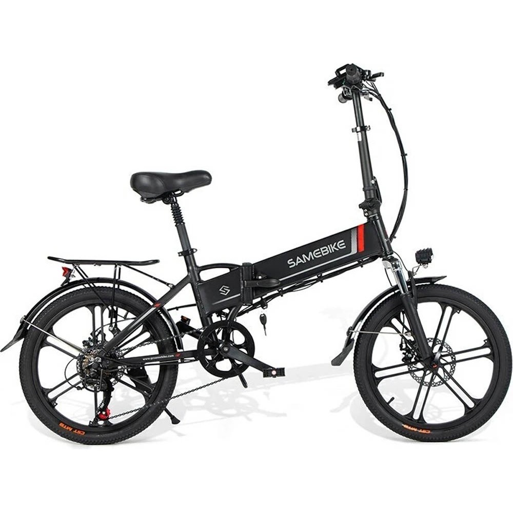 Електровелосипед SAMEBIKE 20LVXD30-II (350 Вт; 10 А/год; 48 В), колеса 20", з ручкою газу, чорний