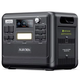Зарядна станція Aliroen F2400, 2400 Вт, 2048 Вт/год (електростанція для дому, UPS, ДБЖ) EU, чорний