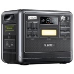 Зарядна станція Aliroen F2400, 2400 Вт, 2048 Вт/год (електростанція для дому, UPS, ДБЖ) EU, чорний