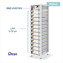 BMS Контролер Deye HVB750V/100A-EU до BOS-GM5.1