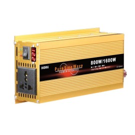 Інвертор HOULI 12-220V 800-1600W чиста синусоїда
