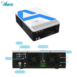 Гібридний інвертор Anern AN-SCI-PRO-3200, 24 В, 3200 Вт (безперебійник, UPS, ДБЖ)