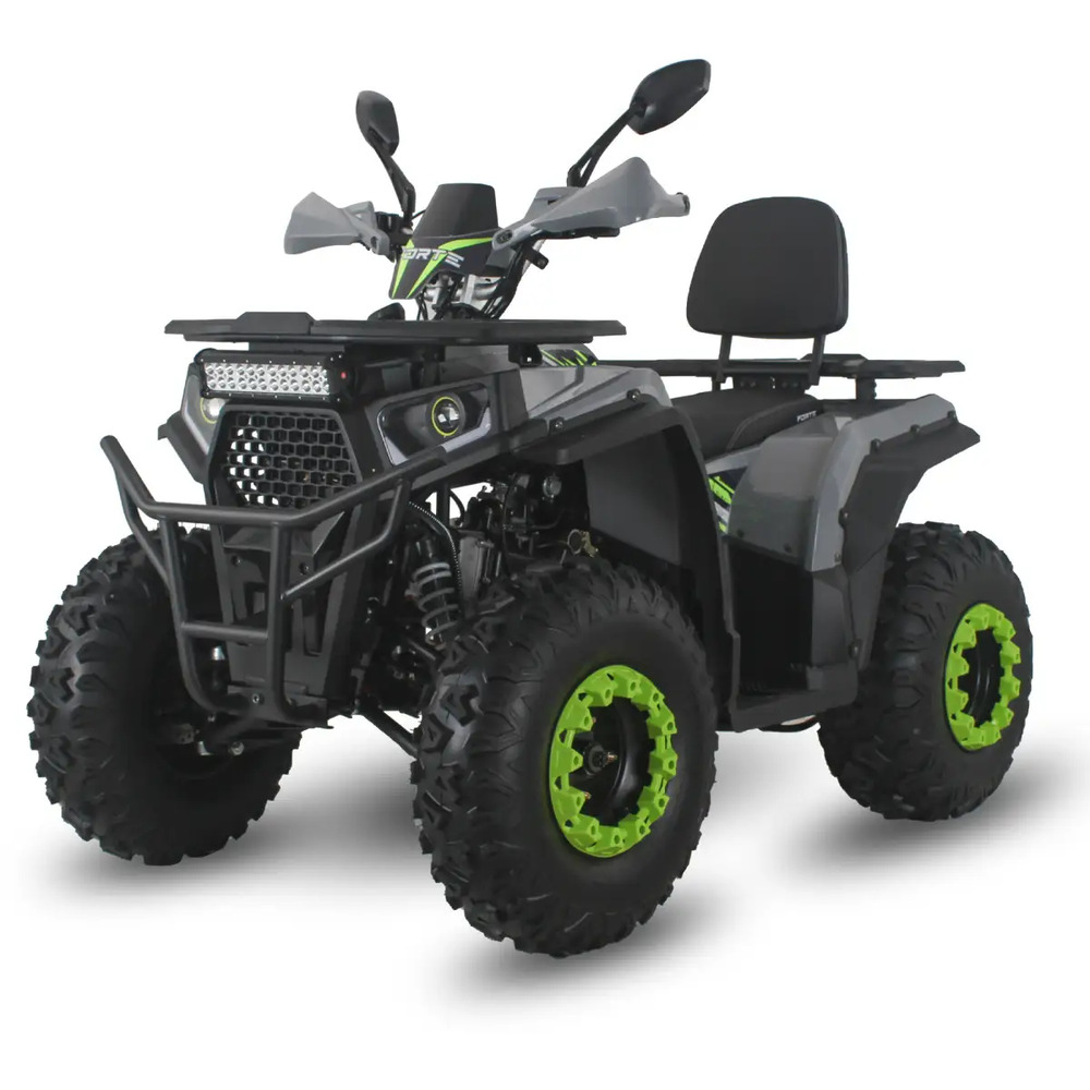 Квадроцикл Forte ATV-200G зелено-сірий