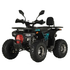 Квадроцикл Forte ATV125P блакитно-червоний