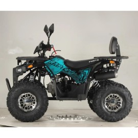 Квадроцикл Forte ATV125P блакитно-червоний