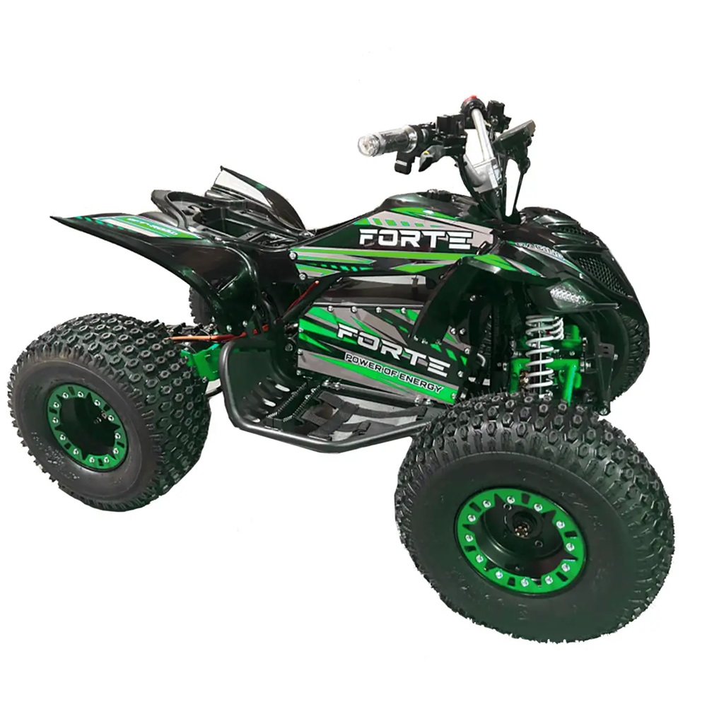 Квадроцикл акумуляторний Forte ATV1000I чорно-зелений