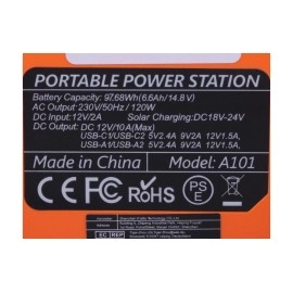 ПОРТАТИВНА ЗАРЯДНА СТАНЦІЯ FLASHFISH A101 26400MAH 120W