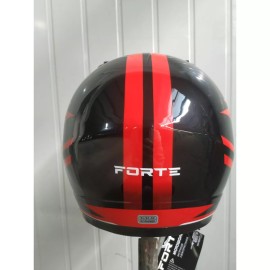 Мотошолом чорно-червоний FORTE BLD-626, розмір L.M.XL