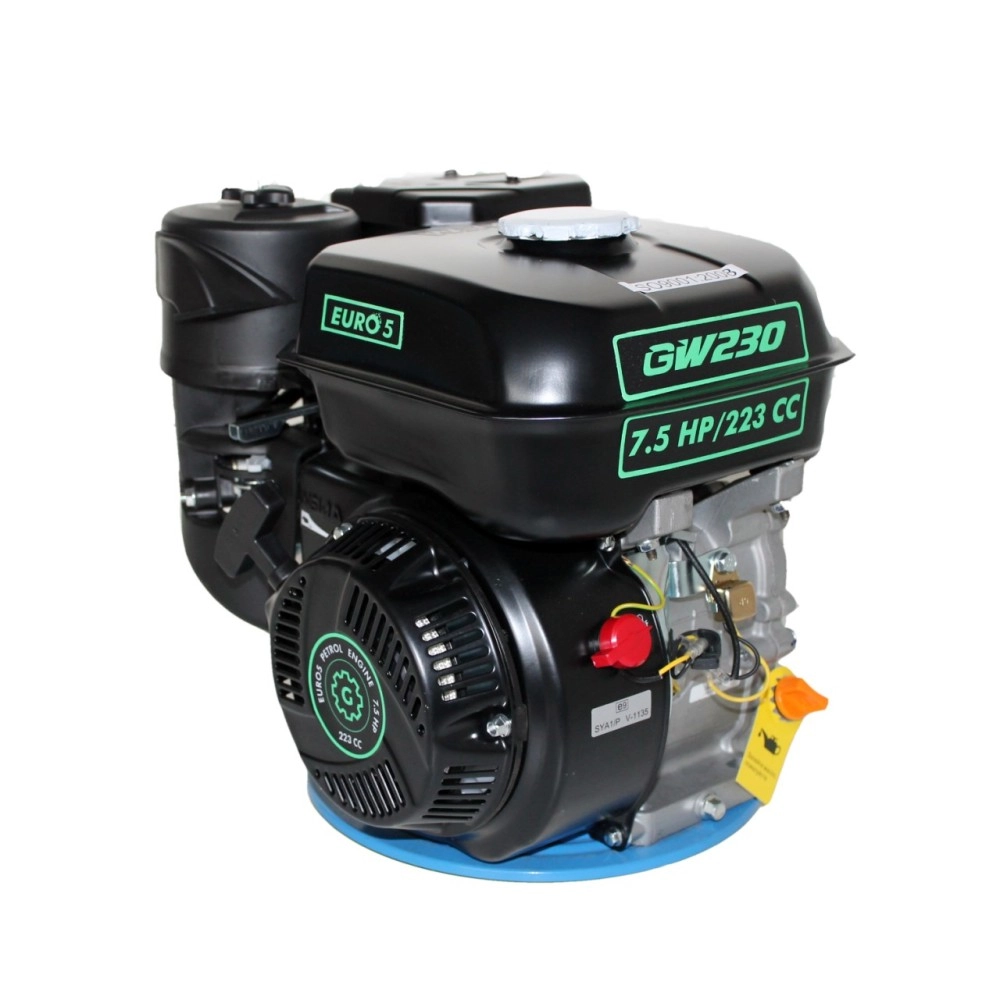 Двигун бензиновий GrunWelt 230F-Т25 NEW Євро 5 (7,5 к.с., шліци 25 мм)