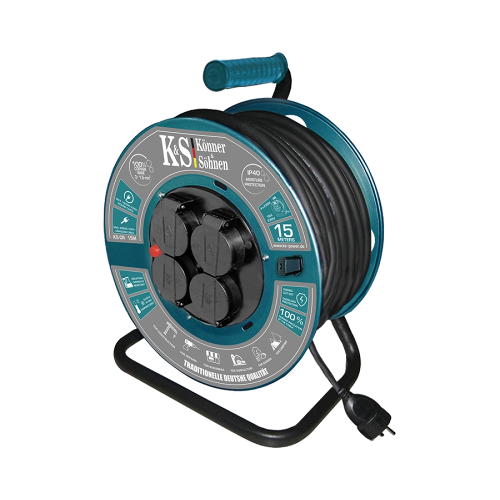 Подовжувач на катушці Konner&Sohnen KS CR-15M