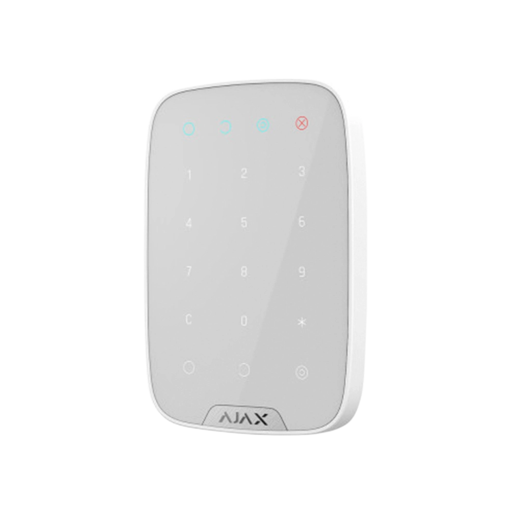Бездротова сенсорна клавіатура AJAX KeyPad Combi (white)