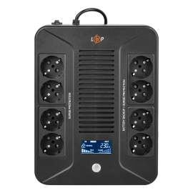 Лінійно-інтерактивне ДБЖ LP-1000VA-8PS (600Вт)