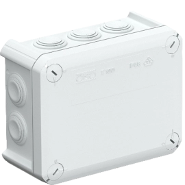 Коробка розподільна OBO Bettermann зовнішня з резинками T-100 150х116х67 IP66
