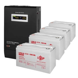 Комплект резервного живлення LP (LogicPower) ДБЖ + гелева батарея (UPS W3000 + АКБ GL 4800W)
