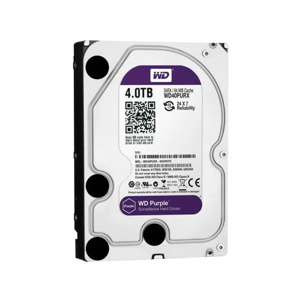 Жорсткий диск Western Digital 4TB Purple (WD40PURX)