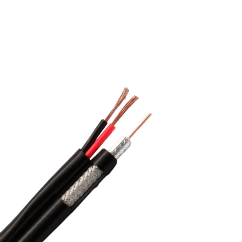 Кабель комбінований F5967BVcu+2*0,75 чорний бухта 305м