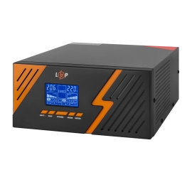 ДБЖ з правильною синусоїдою 12V LPM-PSW-1500VA (1050Вт) Black