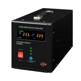 ДБЖ LogicPower LPY-PSW-1500VA+ (1050Вт) 10A/15A з правильною синусоїдою 24V