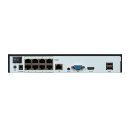 IP відеореєстратор 10-канальний 8MP NVR GreenVision GV-N-S024/08 (8POE) (Lite)