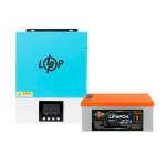 Комплект резервного живлення LogicPower W3000 + літієва (LiFePO4) батарея 5888Wh