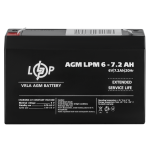 Акумулятор AGM LPM 6V - 7.2 Ah