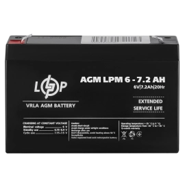 Акумулятор AGM LPM 6V - 7.2 Ah