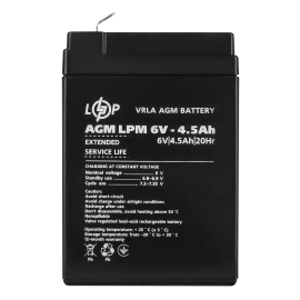 Акумулятор AGM LPM 6V - 4.5 Ah