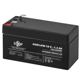 Акумулятор AGM LPM 12V - 1.3 Ah