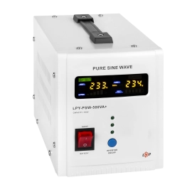 ДБЖ з правильною синусоїдою 12V LPY-PSW-500VA+ (350Вт) 5A/10A
