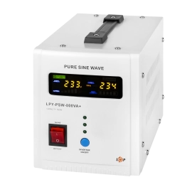 ДБЖ з правильною синусоїдою 12V LPY-PSW-800VA+(560Вт)5A/15A