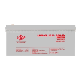 Акумулятор гелевий LPM-GL 12V - 200 Ah