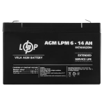 Акумулятор AGM LPM 6V - 14 Ah