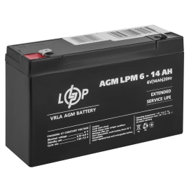 Акумулятор AGM LPM 6V - 14 Ah