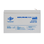 Акумулятор мультигелевий LPM-MG 12V - 7.2 Ah