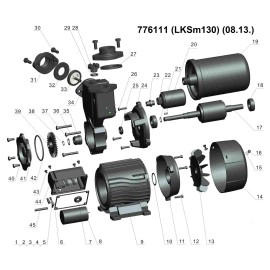 Станція 0.125кВт Hmax 30м Qmax 30л/хв (вихровий насос) 1л LEO LKSm130
