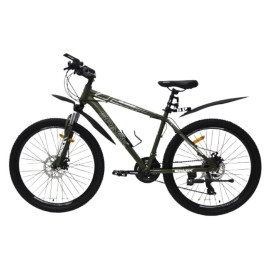 Велосипед SPARK TRACKER 26-AL-17-AML-D перлиновий мілітарі зелений БЕЗКОШТОВНА ДОСТАВКА