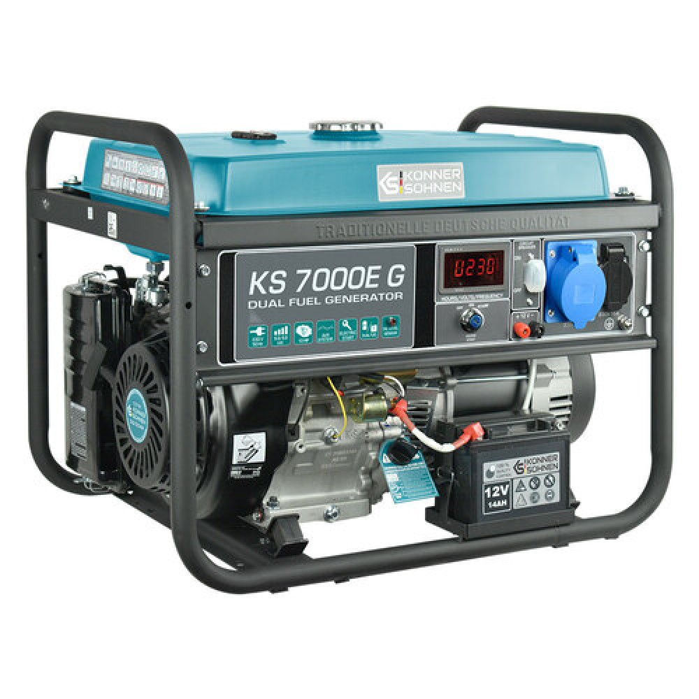 Газобензиновий генератор Könner&Söhnen KS 7000E G
