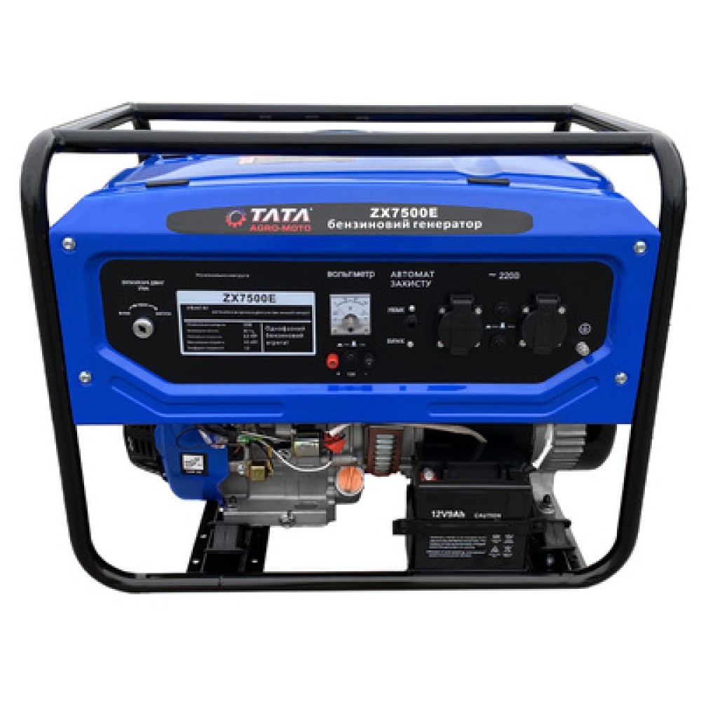 Генератор бензиновий з електростартером TATA ZX7500E 6KW
